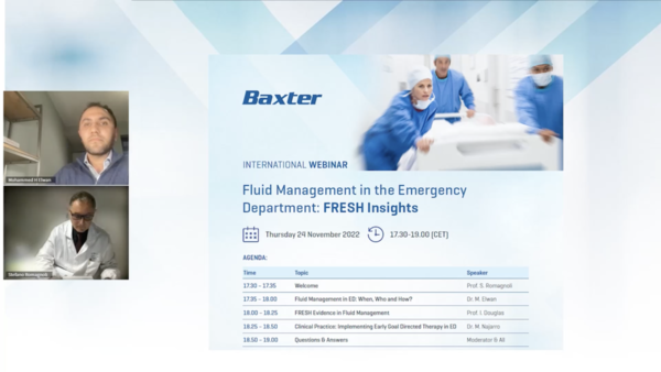 Fresh Evidence in Fluid Management of Early Sepsis Presentation Screenshot
